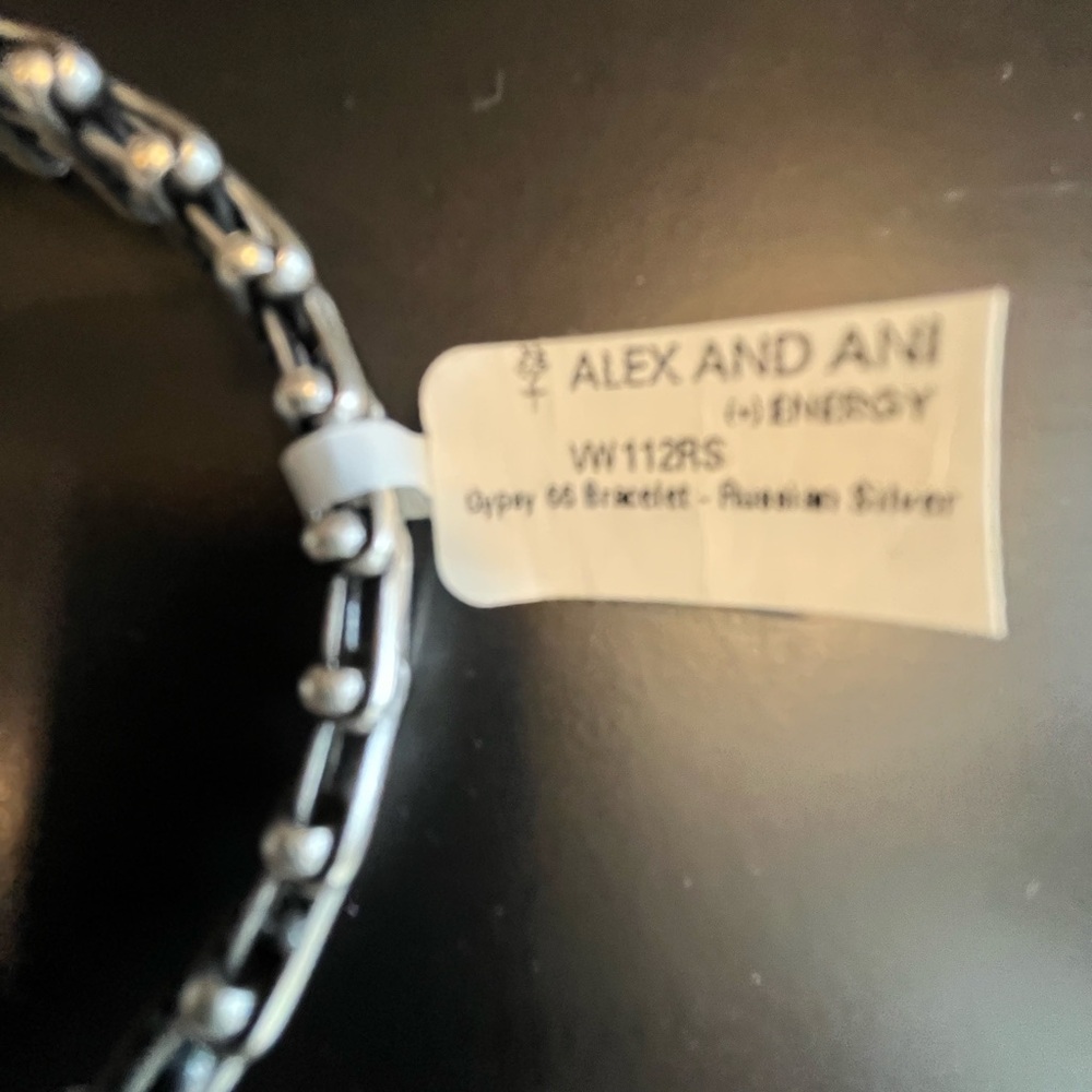 Alex & Ani Silver Gypsy 66 Wrap Bracelet - Picture 7 of 8